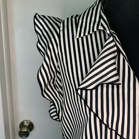 Karl Lagerfeld Striped Top SZ S - Picture 6 of 11